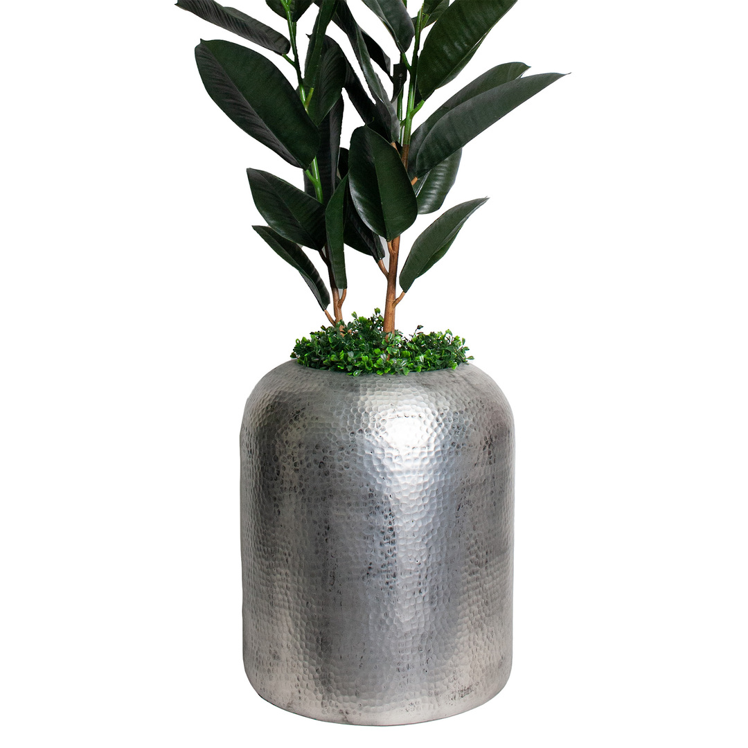 VIENNA ALUMINUM SIDE TABLE SILVER image 2